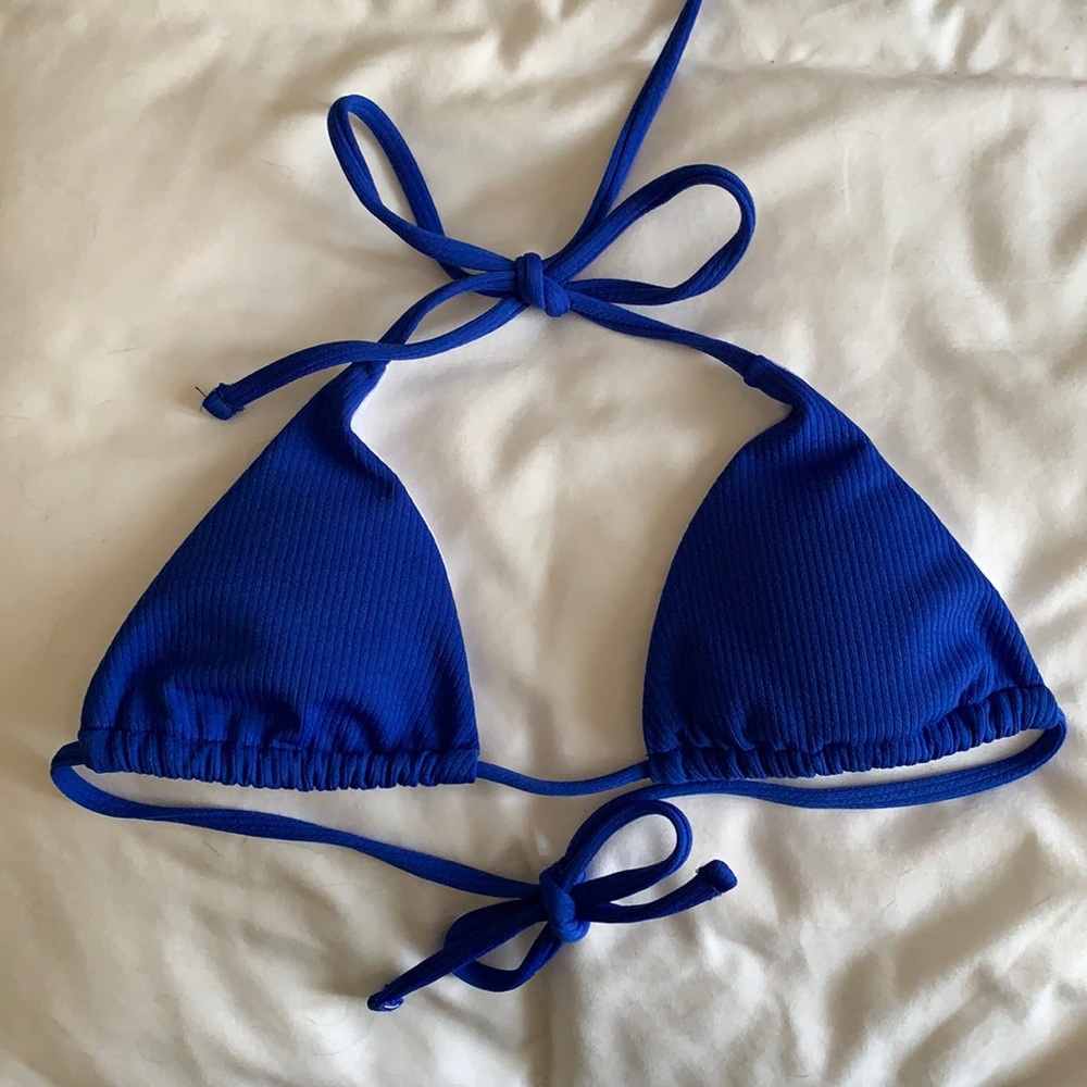 Shein royal blue bikini top